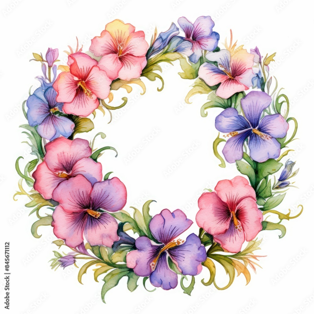 Fototapeta premium Calibrachoa, isolated on white background