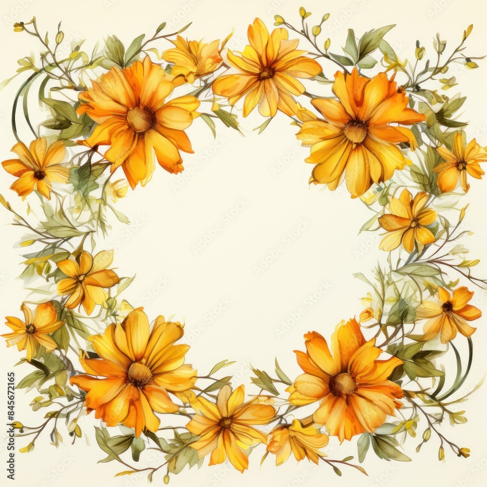 Coreopsis, isolated on white background Coreopsis, isolated on white background