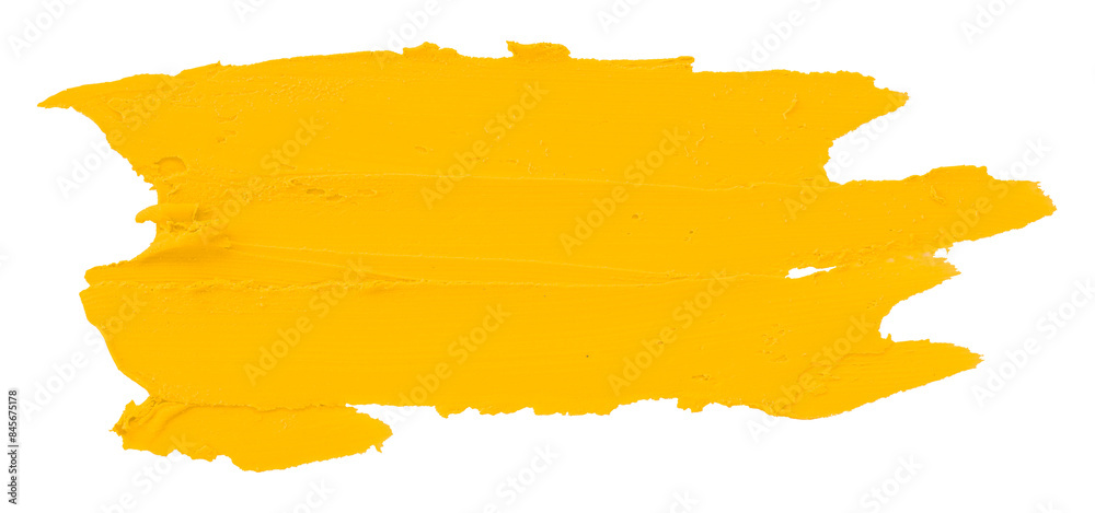 Yellow plasticine brush isolated on transparent background. Yellow plasticine brush isolated on transparent background.