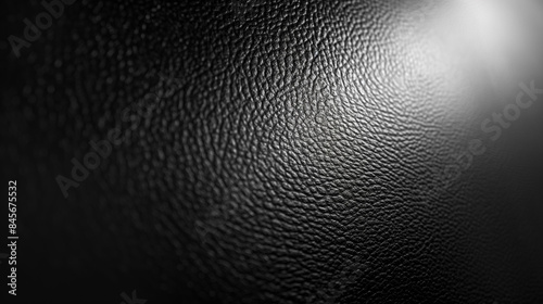 Sleek black polished metal texture smooth leather, or glossy plastic. The image could showcase the rich depth and luster of the black surface, creating a sophisticated and luxurious background