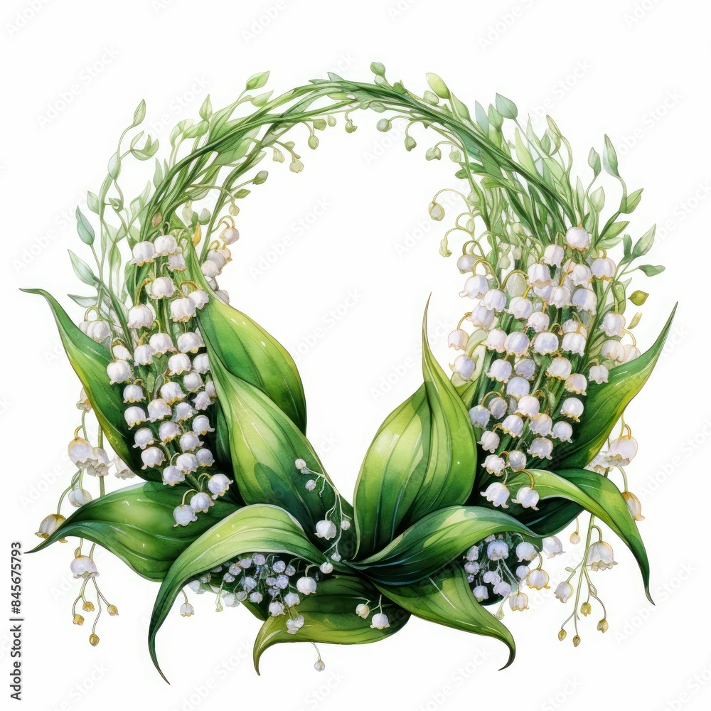 Obraz premium Lily, isolated on white background