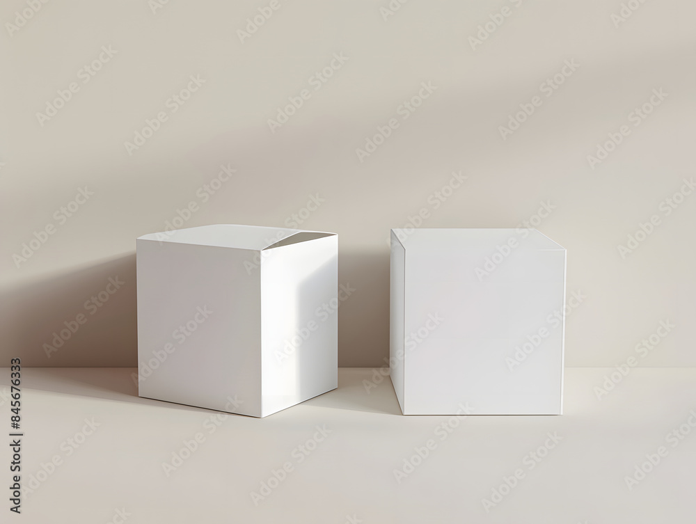 Blank carton boxes mockup Blank carton boxes mockup
