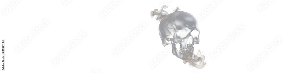 Obraz premium Smoke textured element effect set