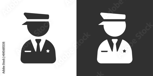 Police sign icon vector illustration design
