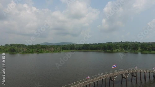 Aerial view of big pond 