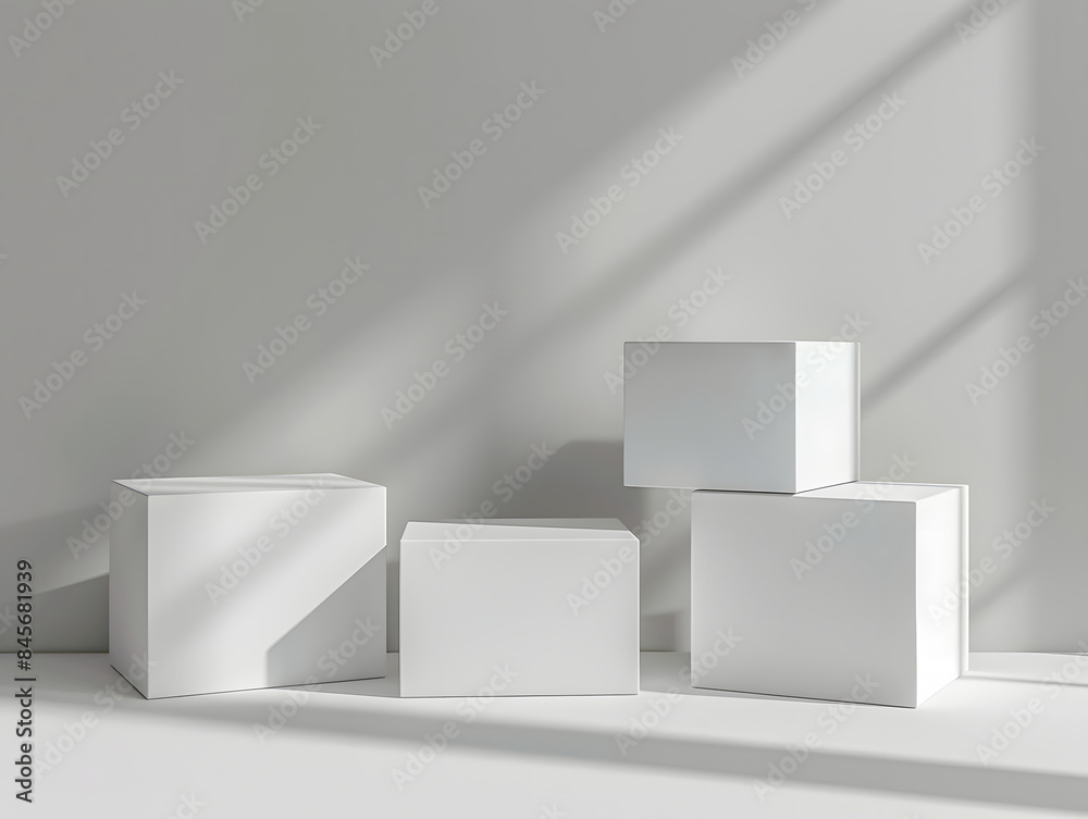 Blank carton boxes mockup Blank carton boxes mockup