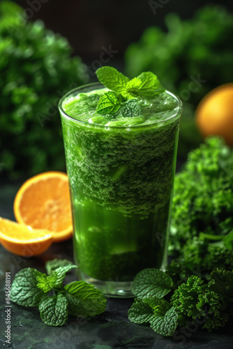 Refreshing Wheatgrass Green Juice