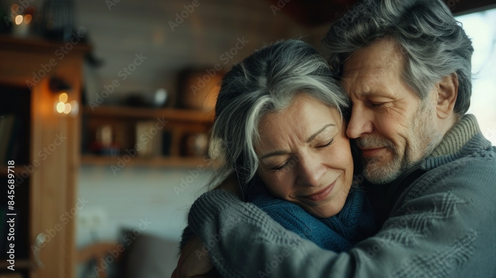 close-up portrait of a happy senior couple at home, lovestory close-up portrait of a happy senior couple at home, lovestory
