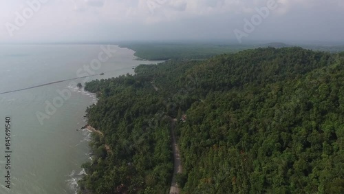 Aerial view of big pond 