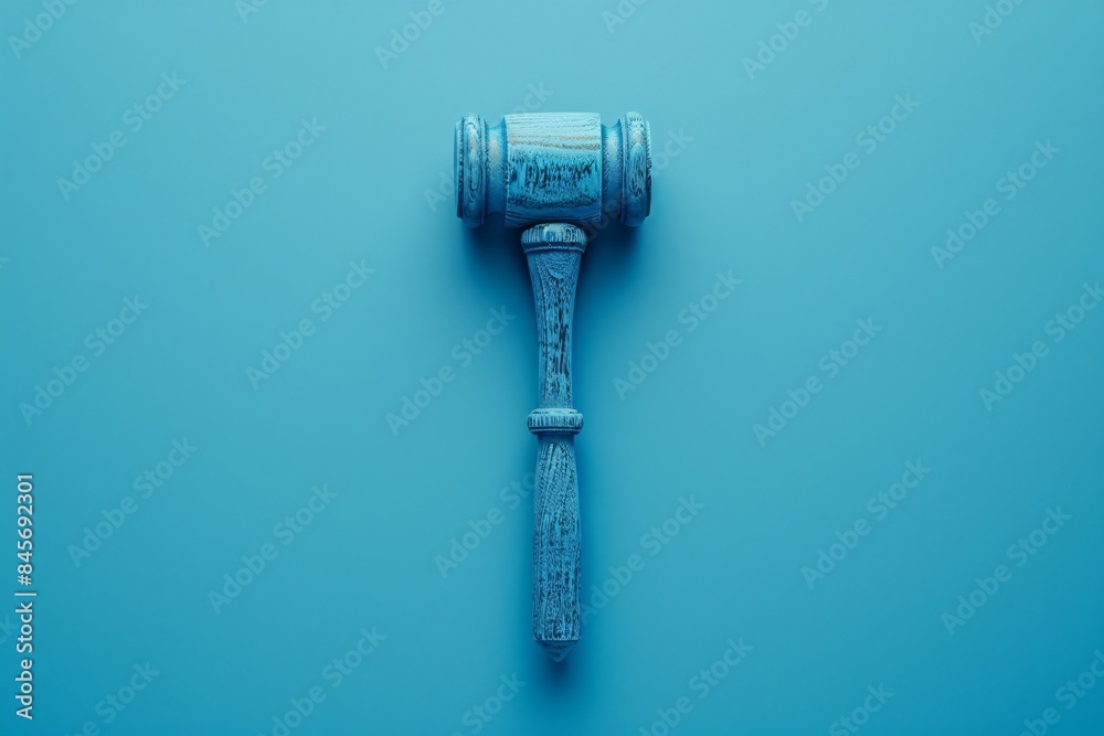 Close-up wooden garden blue surface Close-up wooden garden blue surface