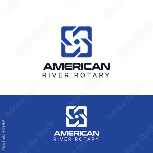 Riverstone Blue Flat Logo Sign Symbol Icon photo