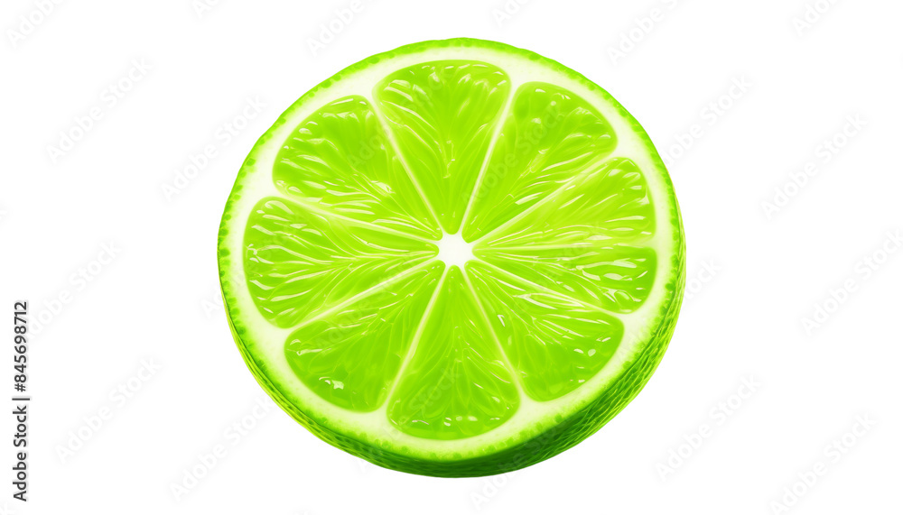lime slice isolated on transparent background cutout lime slice isolated on transparent background cutout