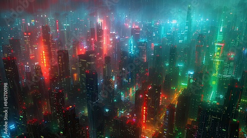 Futuristic scene of the world © kanesuan