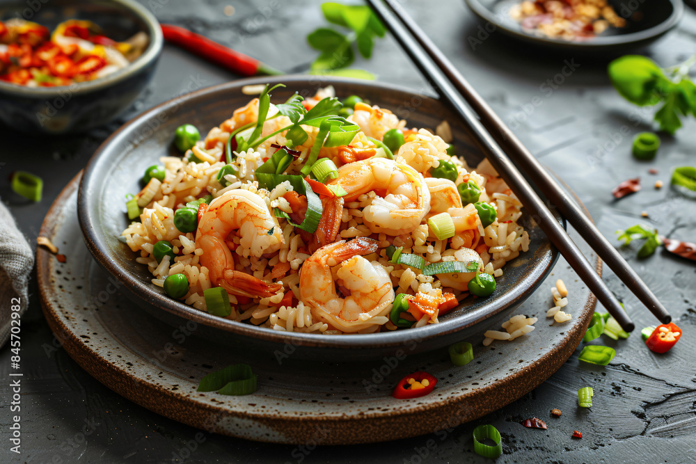 Closeup of Fried Rice Closeup of Fried Rice