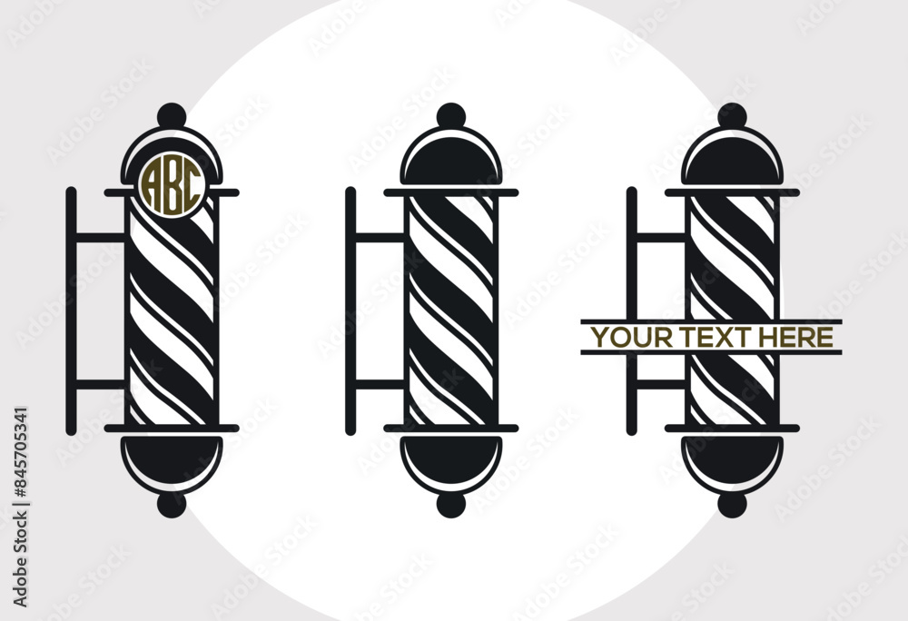 Barbers Pole SVG, Barber Light Svg, Hairdresser Svg, Barbershop Salon ...
