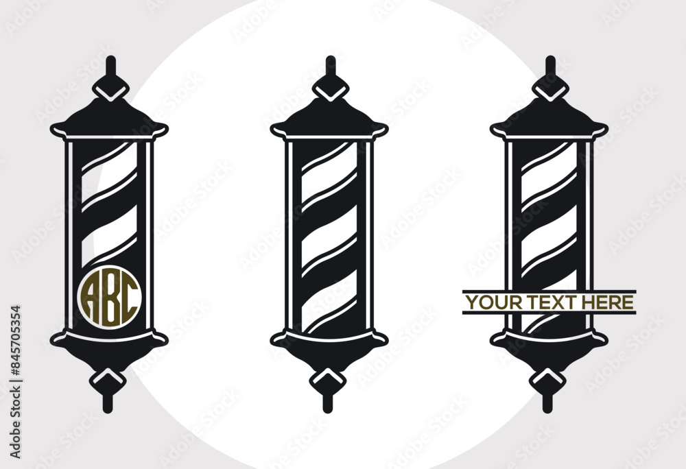 Barbers Pole SVG, Barber Light Svg, Hairdresser Svg, Barbershop Salon ...