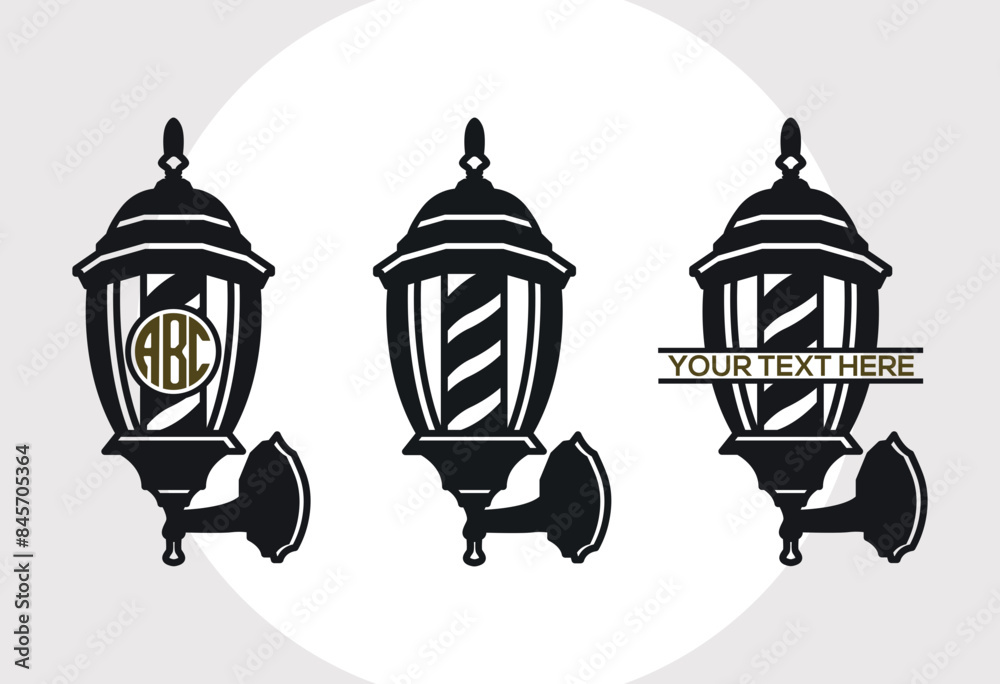 Barbers Pole SVG, Barber Light Svg, Hairdresser Svg, Barbershop Salon ...