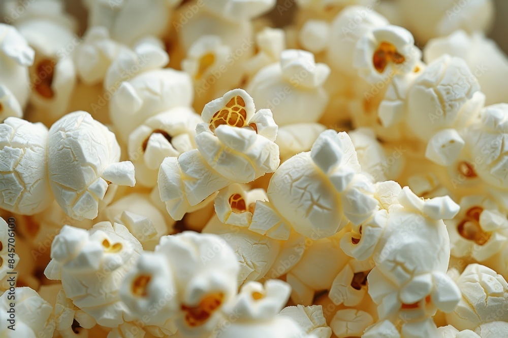 Popcorn background a creative display of popped corn kernels for a unique visual backdrop Popcorn background a creative display of popped corn kernels for a unique visual backdrop
