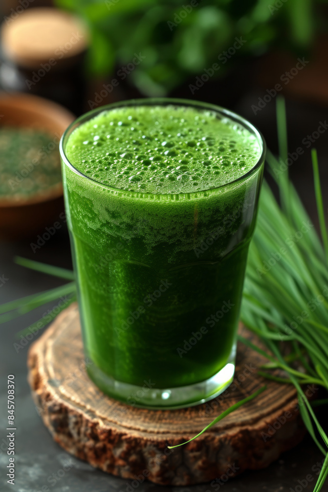 Refreshing Wheatgrass Green Juice Refreshing Wheatgrass Green Juice