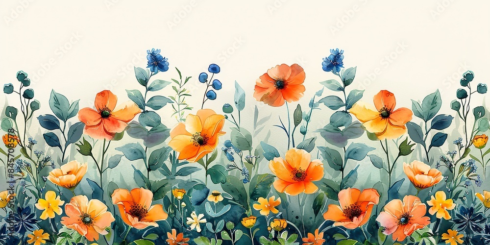 hand drawn floral borders hand drawn floral borders