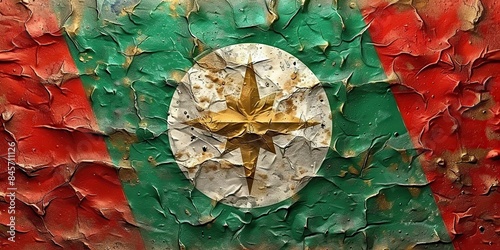 bulgaria flag round icon photo