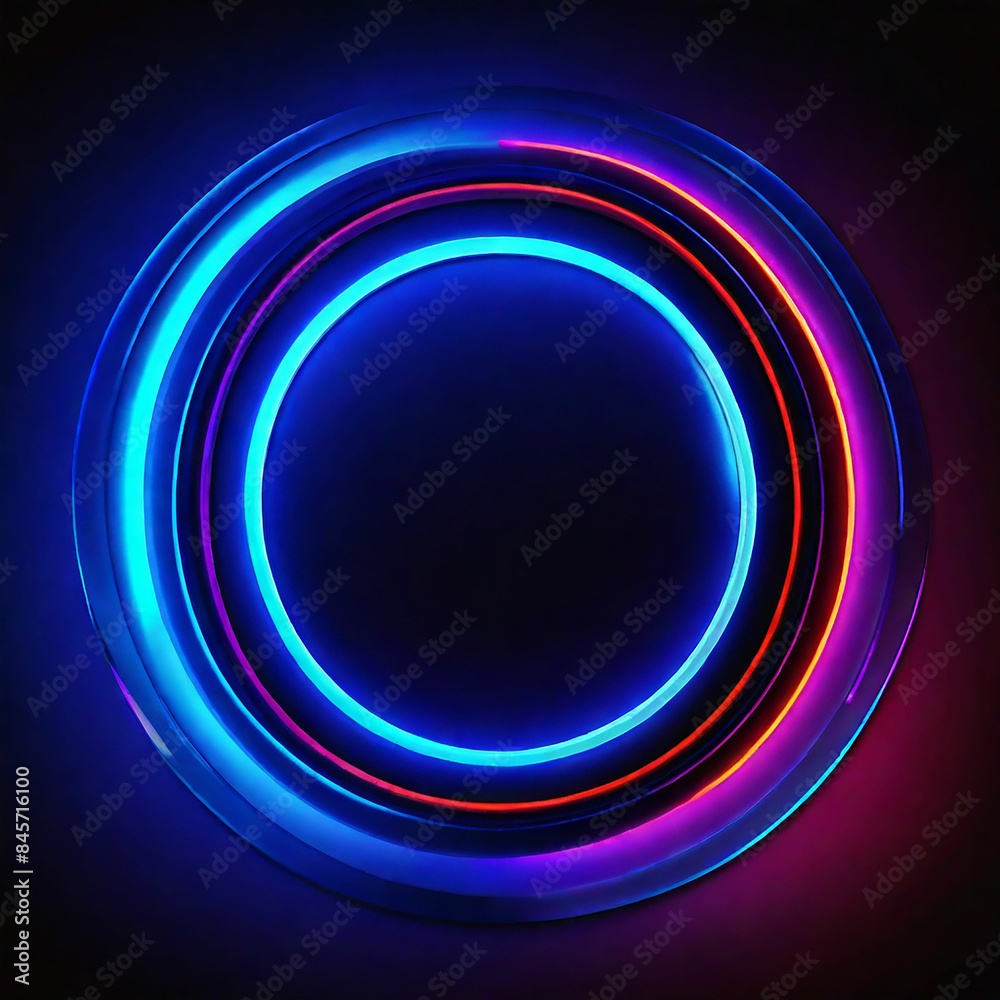 Abstract light blue background with nion light circal and different light effect Abstract light blue background with nion light circal and different light effect