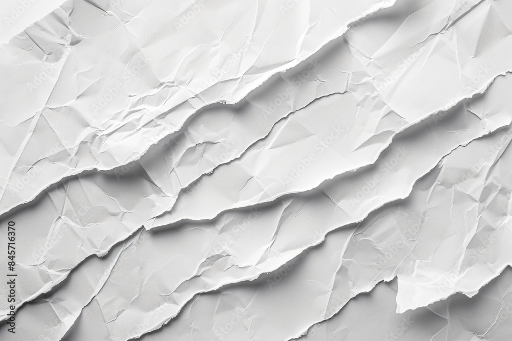 Fototapeta premium Close-up white paper on black background