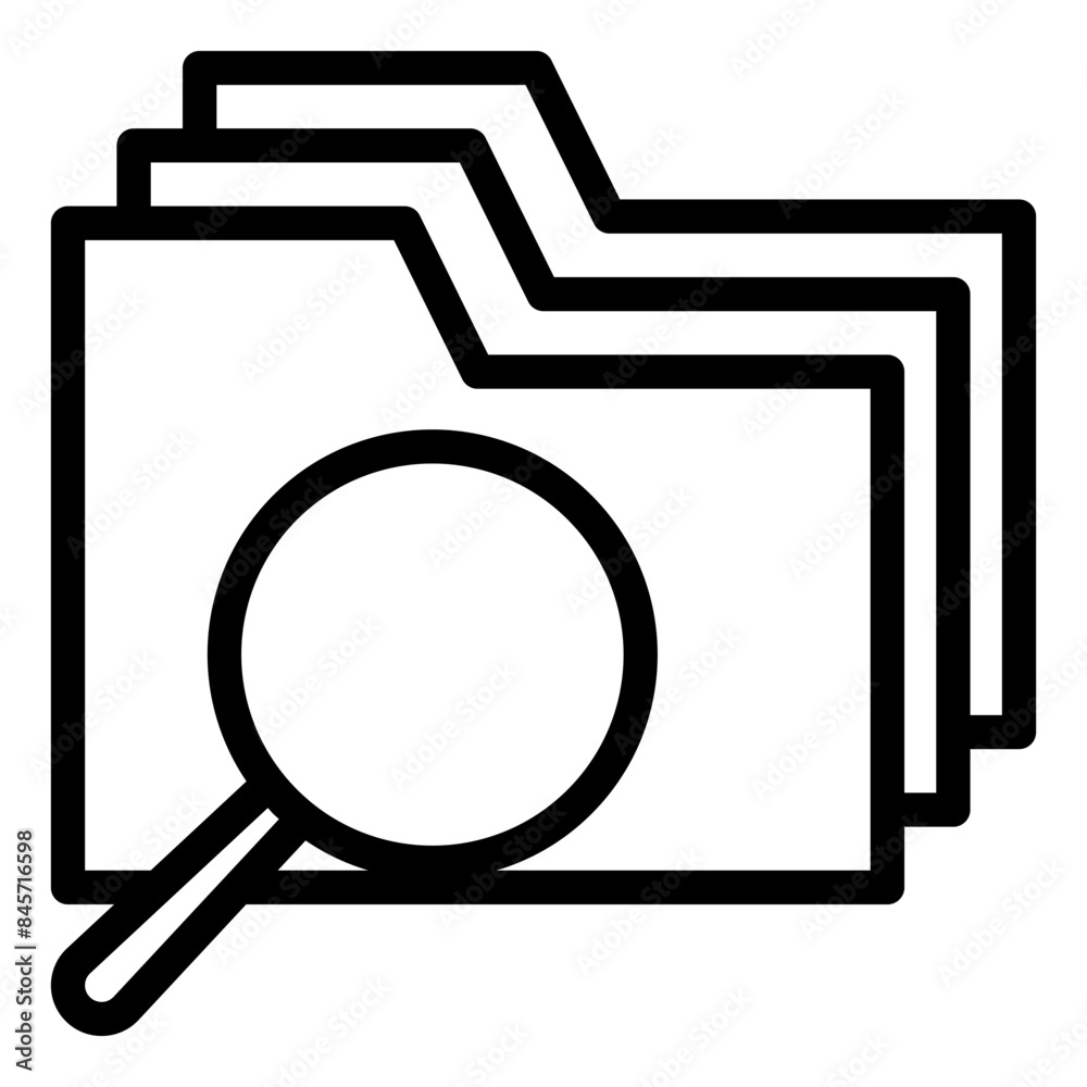 find line icon vector illustration isolated on white background find line icon vector illustration isolated on white background