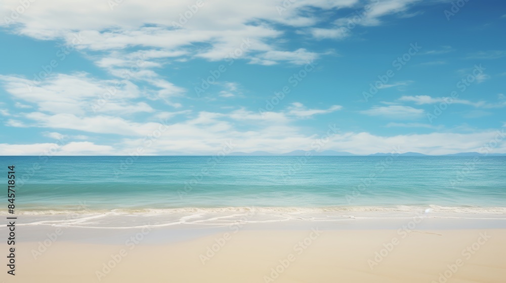 casting a warm light on a sandy beach and turquoise ocean. casting a warm light on a sandy beach and turquoise ocean.