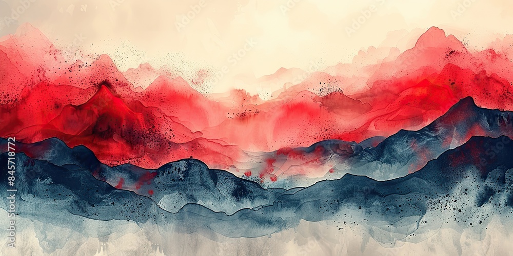 watercolor texture modern background curve element with japanese wave pattern watercolor texture modern background curve element with japanese wave pattern