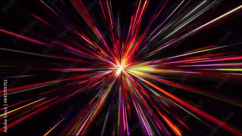 abstract background colorful fast light rays lines
