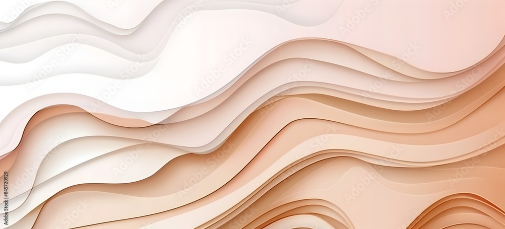Beige and rose gold paper cut background vector presentation design in the minimalistic style
Beige and rose gold paper cut background vector presentation design in the minimalistic style