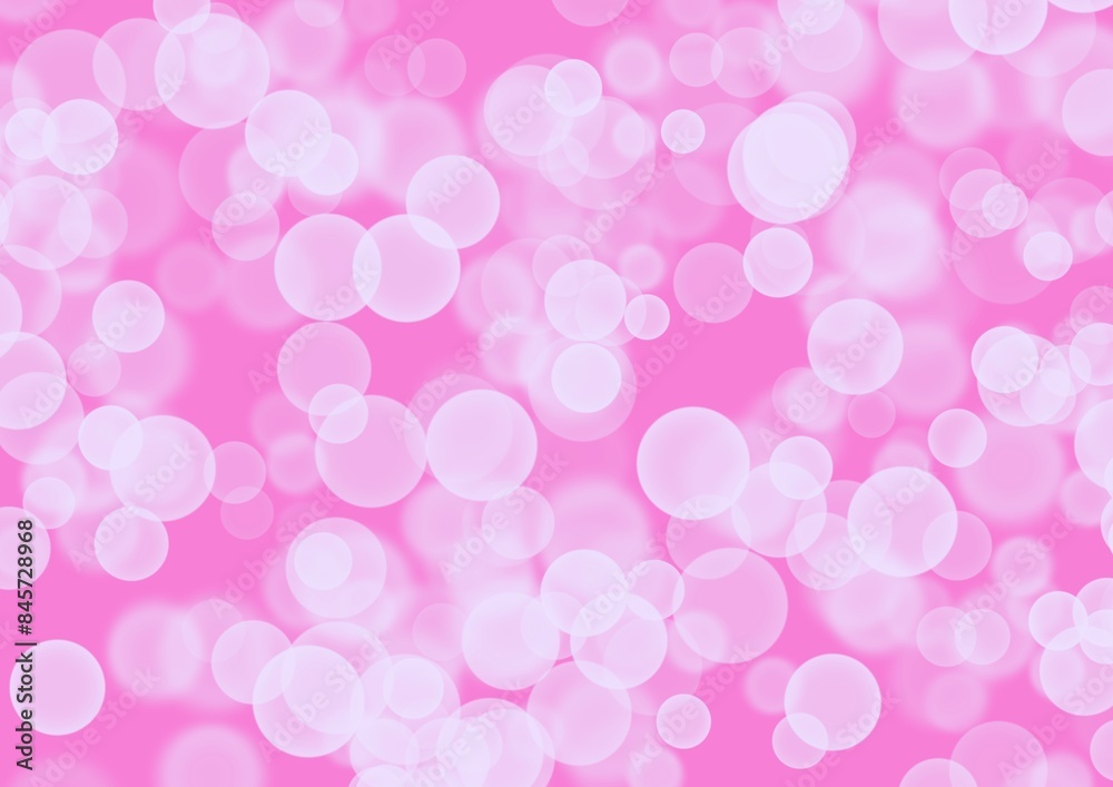 Research. Pink background with white bubbles. Science, infection, virus. White glitter. Background. Research. Pink background with white bubbles. Science, infection, virus. White glitter. Background.