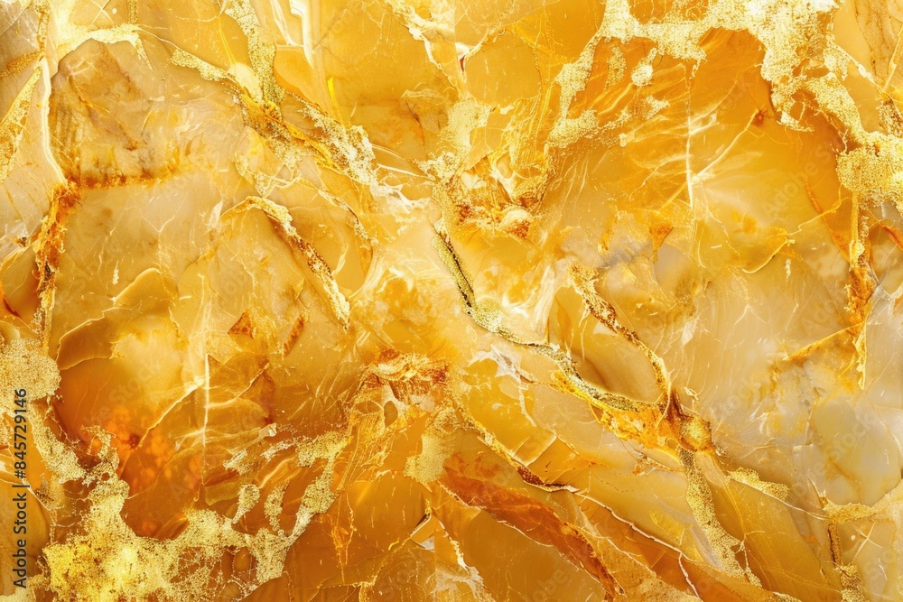 Close-up shot of a bright yellow marble surface with texture and imperfections