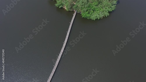 Aerial view of big pond 