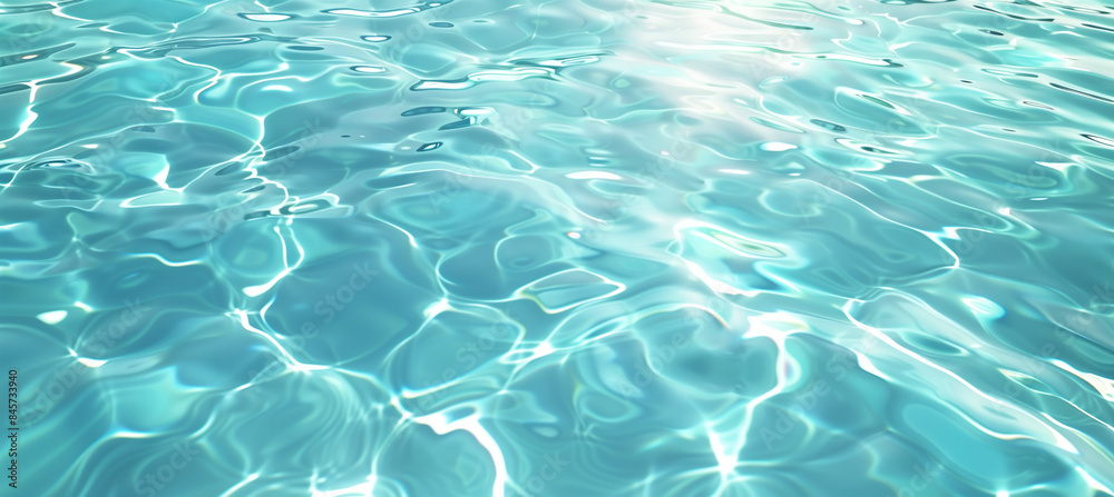 Pure Tranquility - Realistic Clean Water Texture Overlay with Gentle Ripples and Light Reflections