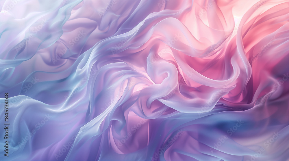 Ethereal Fluid Swirls in Soft Pastel Colors Ethereal Fluid Swirls in Soft Pastel Colors
