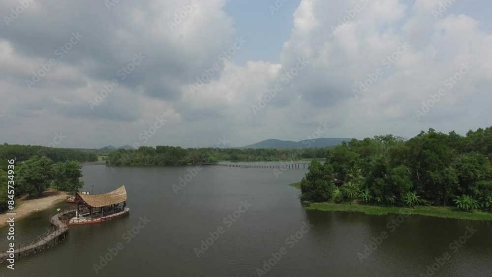 Aerial view of scenery of Ranong Province, Thailand. Aerial view of scenery of Ranong Province, Thailand.