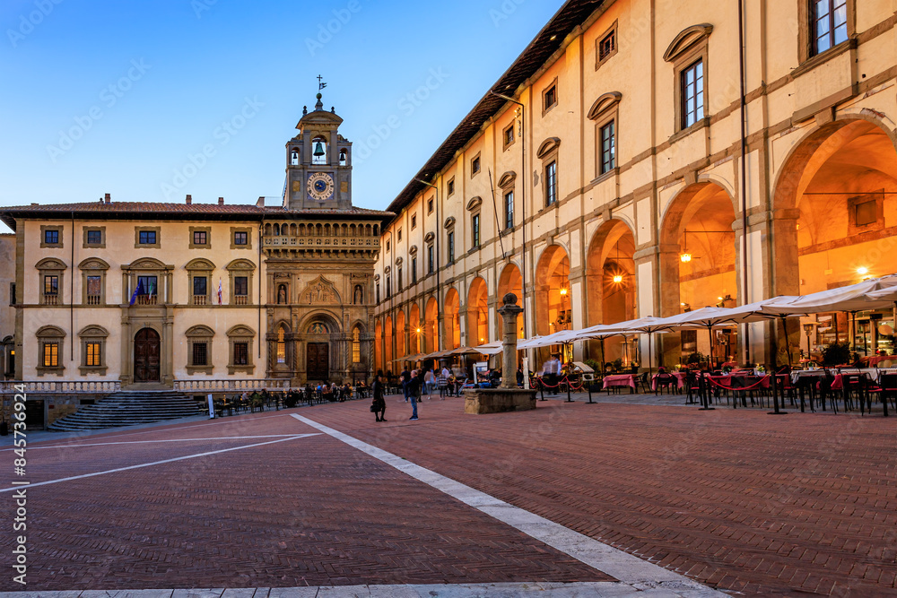 Fototapeta premium The city of Arezzo, Italy