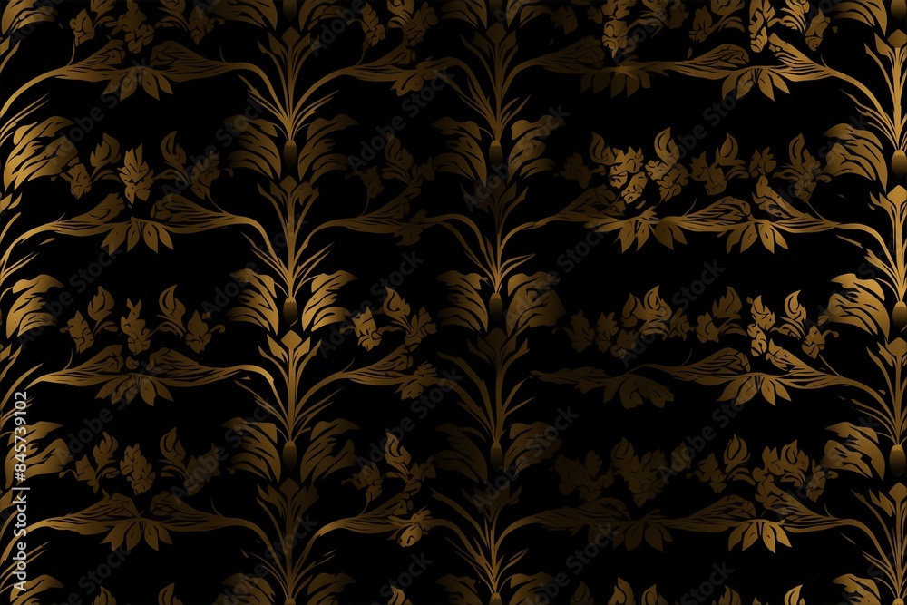 Damask seamless pattern background Damask seamless pattern background