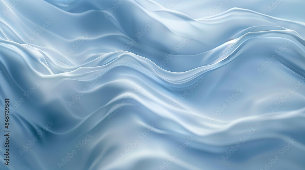 Abstract Close-up of Fluid Waves in Minimalist Blue Tones Abstract Close-up of Fluid Waves in Minimalist Blue Tones