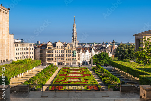 Mont des Arts, or Kunstberg, Mount of the Arts located in Brussels, Belgium