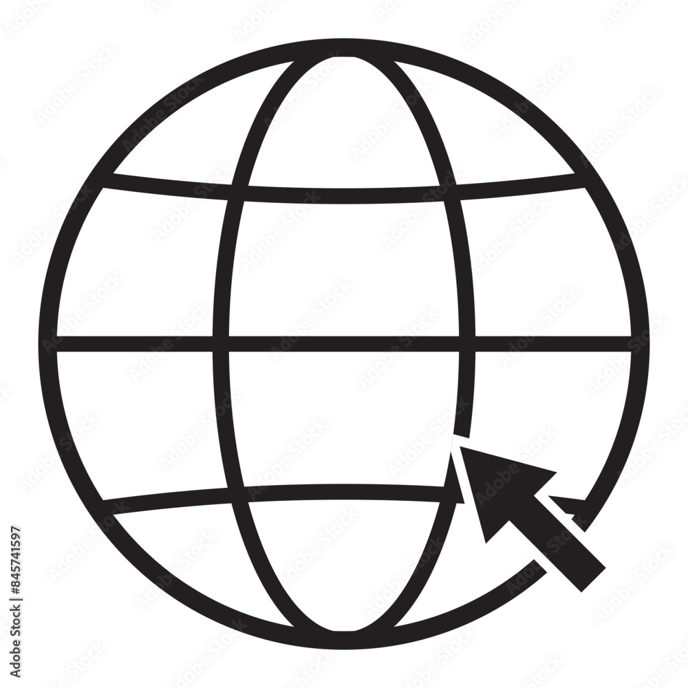 Internet icon. Web icon. Internet icon in flat style. Internet icon on white background. vector illustration. Internet icon. Web icon. Internet icon in flat style. Internet icon on white background. vector illustration.