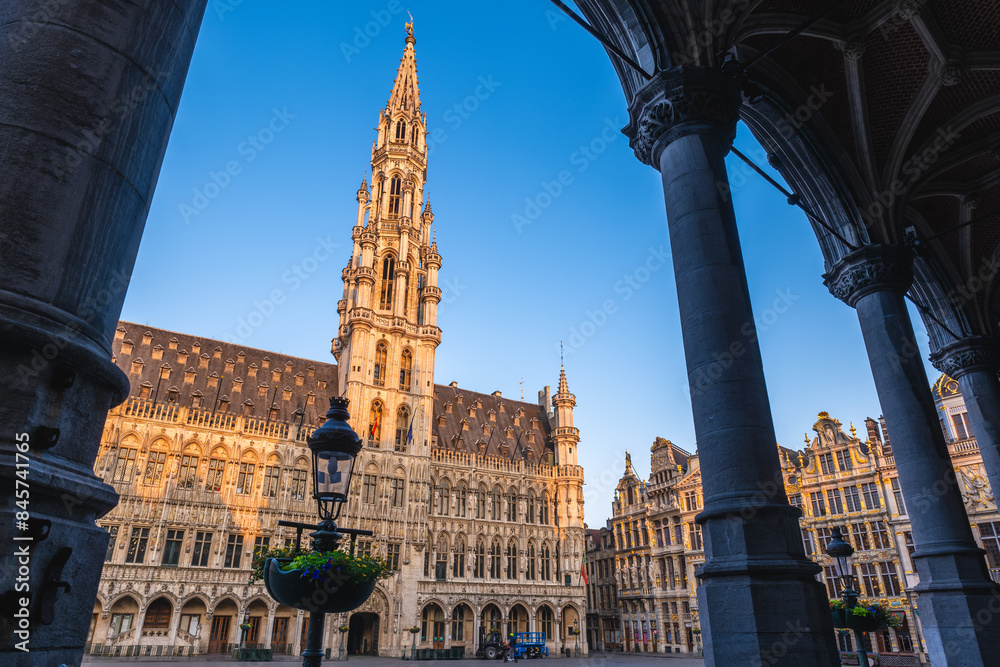 Fototapeta premium Grand Place, or Grote Markt, is the central square of Brussels in Belgium