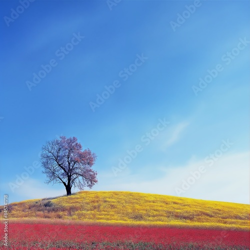 Pure nature:Photo Landscapes with clear skies and bright colors of nature