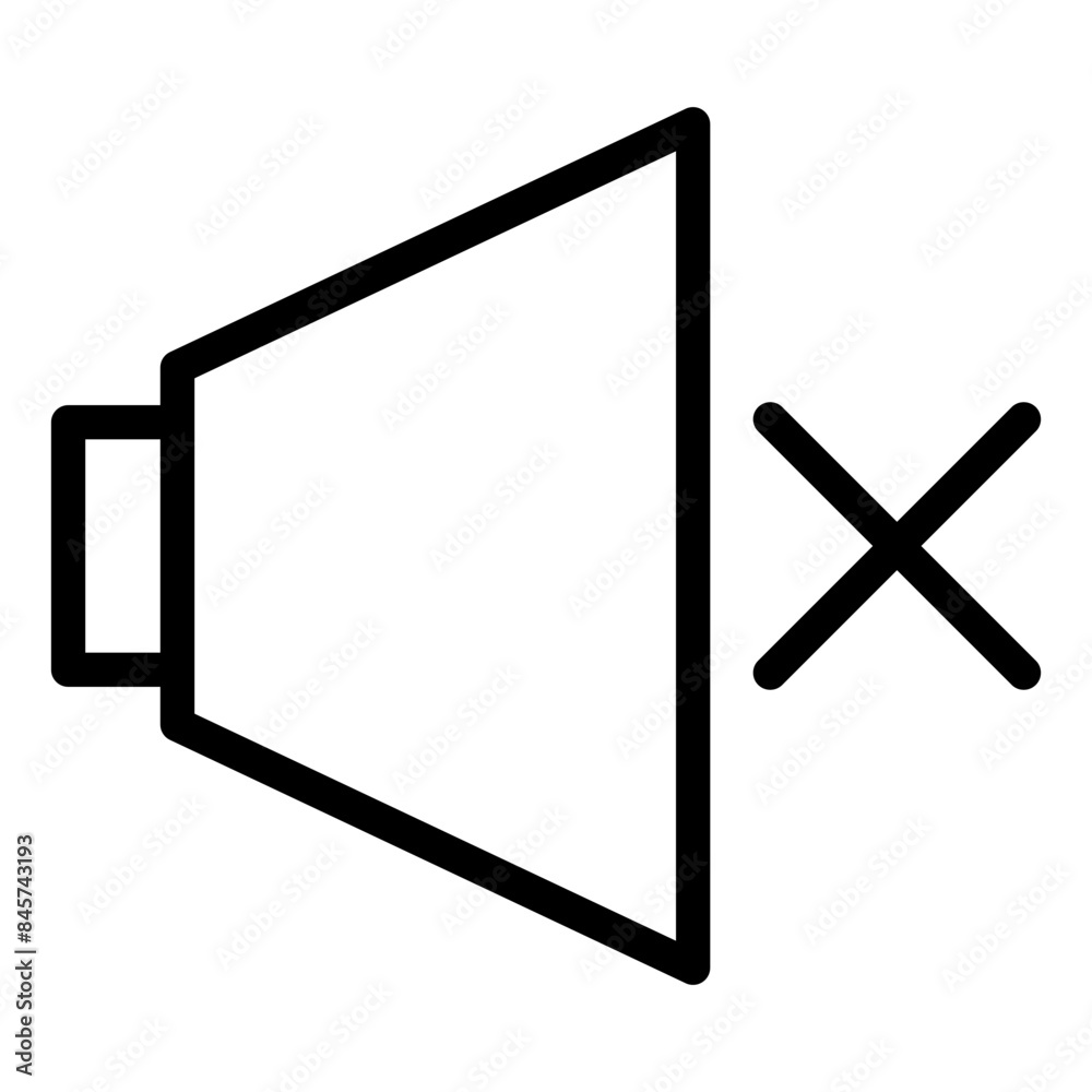 volume line icon vector illustration isolated on white background volume line icon vector illustration isolated on white background