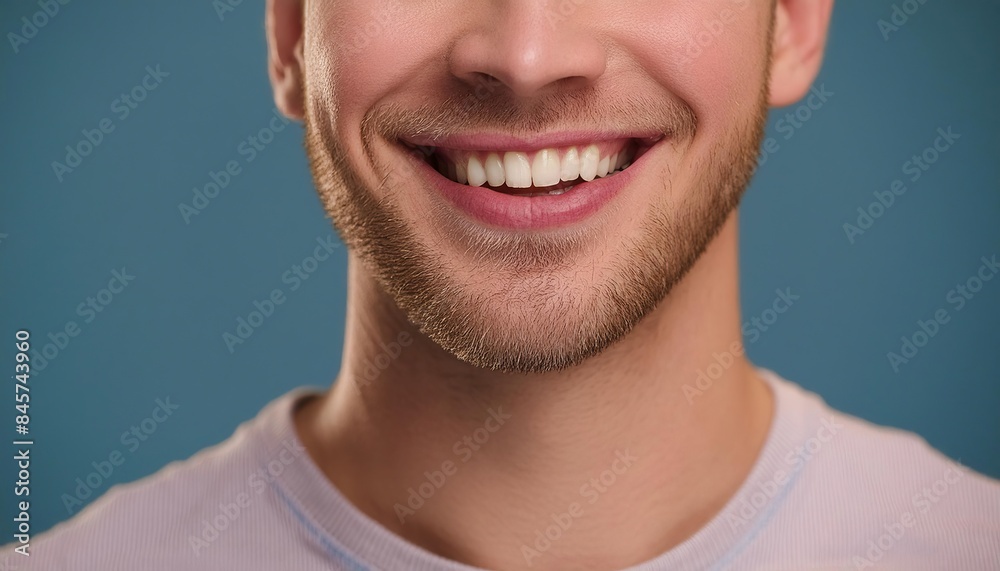 Young man with beautiful smile 