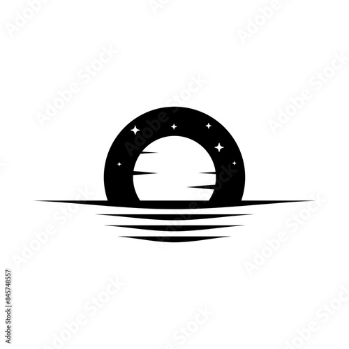 Moon Logo can be used for icon, logo, and etc.