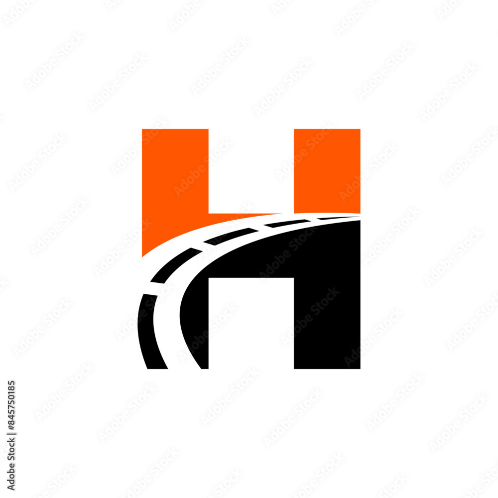 Letter H Street Can be used for logo, icon, and etc Letter H Street Can be used for logo, icon, and etc
