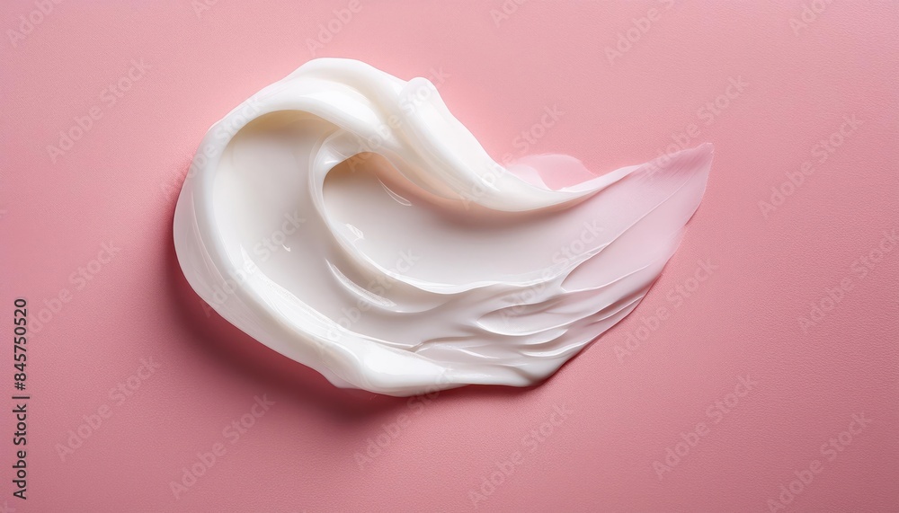 smears of cream texture on a pink background High quality photo smears of cream texture on a pink background High quality photo